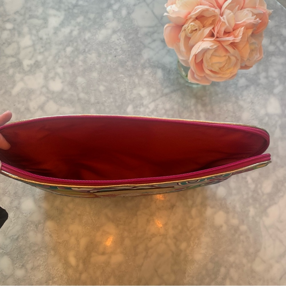 Coach Poppy Multicolor Zip Pouch - Picture 4 of 9